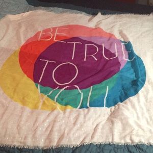 Large square Aeropostale scarf “Be True To You”